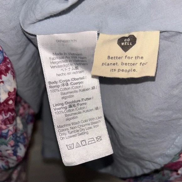 Madewell Multicolor Floral Long Sleeve Dress - Picture 4 of 4